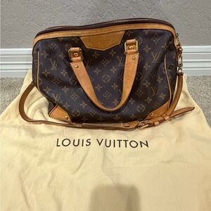 Louis Vuitton Monogram Canvas Brown and Tan Shoulder Bag